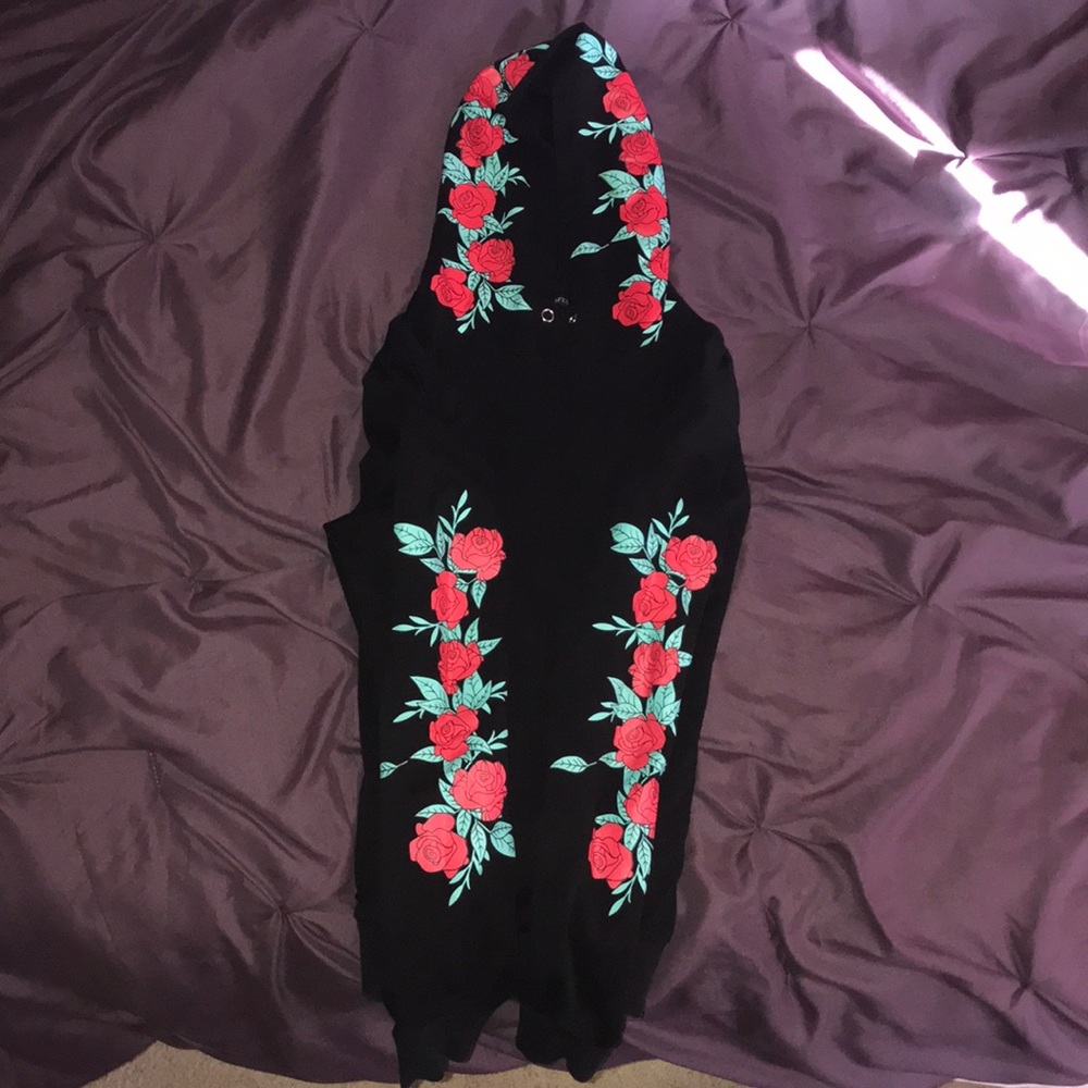 Rosé Floral Hoodie